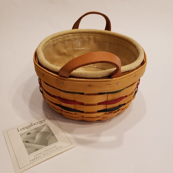 2001 Longaberger Button Basket Protector Liner - Picture 3 of 6